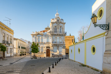 Beautiful Belmarco Mansion in the city center of Faro, Algarve, Portugal.