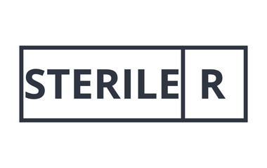 Symbol for method of sterilization using irradiation. 
