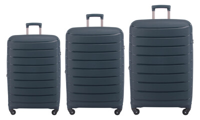 Images of luggage on a white background