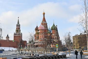 Obraz premium The Moscow Kremlin.