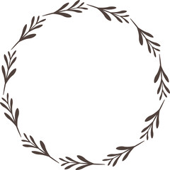 Naklejka premium Floral Frame 