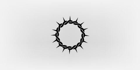 Crown of thorns. neat simple