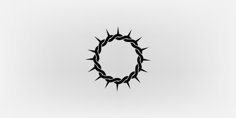 Crown of thorns. neat simple