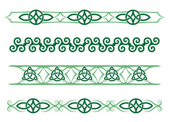 A set of Celtic design dividers
