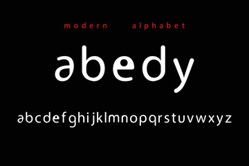 Creative modern technology alphabet fonts. Abstract typography urban sport, techno , fashion, digital, future creative logo font. vector