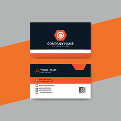 Free vector modern and clean professional business card template