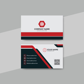 Free vector modern and clean professional business card template