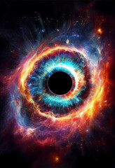 An eye in the cosmos, space