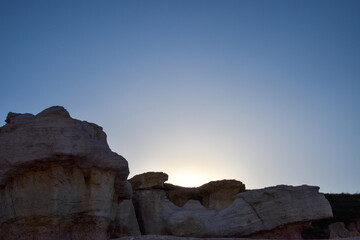 Paint Mines Interpretive Park, Calhan, Colorado, Colorado Springs, Sunset
