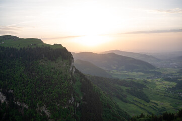 Obraz premium Sonnenuntergang im Alpstein