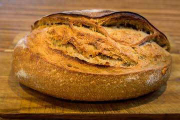 Picture of a fresh baked bread, healthy and tasty
