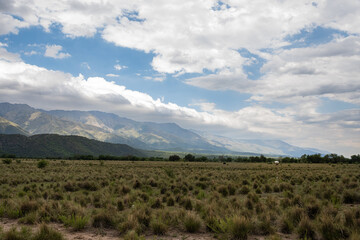 Fototapeta na wymiar landscape of cordoba argentina traslasierra vacation and tourism