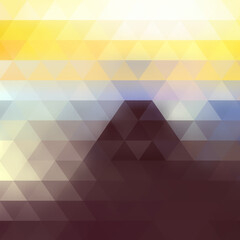 Fototapeta premium Abstract retro geometric background. Vector