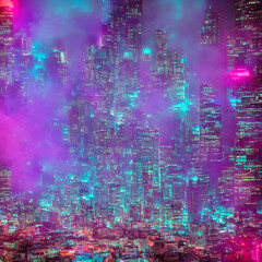 Neon Big City "Generative AI"