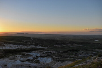 Paint Mines Interpretive Park, Calhan, Colorado, Colorado Springs, Sunset