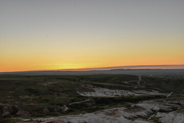 Paint Mines Interpretive Park, Calhan, Colorado, Colorado Springs, Sunset