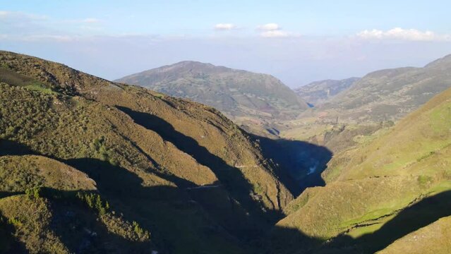 view of the mountains