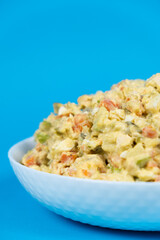 Olivier russian salad - a classic recipe with mayonnaise, an incredible taste, homemade recipe.