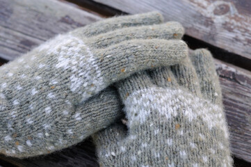 knitted wool sweater