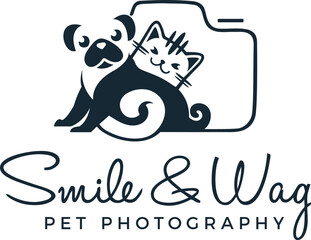 Pet photography logo design