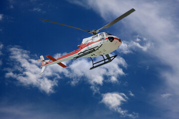 Hubschrauber am Himmel (Jet)