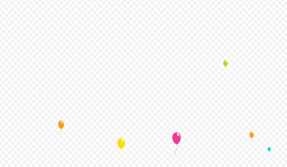 Multicolor Joy Inflatable Ball Vector Transparent © Natallia