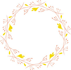 Obraz premium frame of flowers