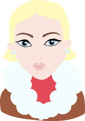 Young woman avatar
