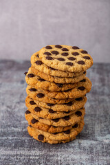 delicious vanilla and chocolate chip cookies