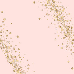 Yellow Polka Transparent Pink Background. Light