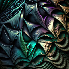 An abstract background with textured waves. 