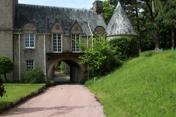 Fototapeta na wymiar Kincardine Castle - Kincardine O’Neil - Aberdeenshire - Scotland - UK