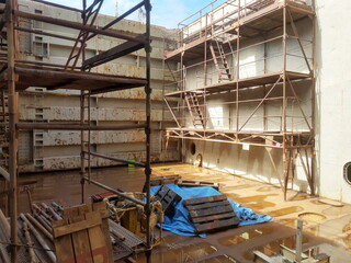 work on scaffolding