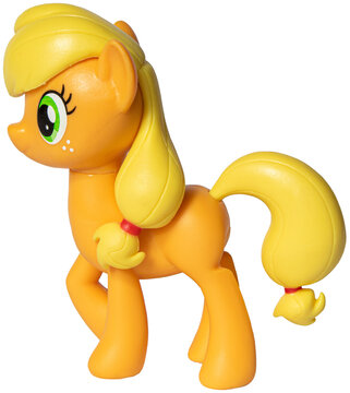 Applejack - My Little Pony figurine, transparent PNG.