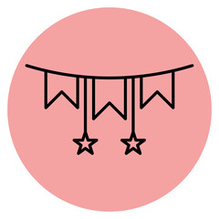 party decoration illustration