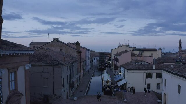 Comacchio at dusk 1 
