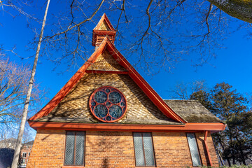 St. Stephen's Anglican Church constructed in 1895 in the city of Maple, Vaughan, Ontario, Canada. A National Heritage site.