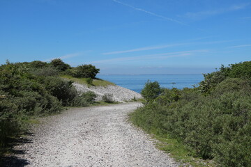 Coastal shore around Malmö on the Baltic Sea, Sweden
