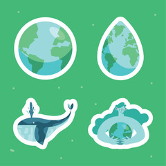 water day four icons