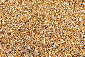 Gravel Background Texture Shot From Above