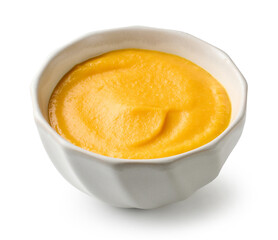 bowl of vegetable cream soup