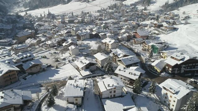 Dolomites Moena winter 