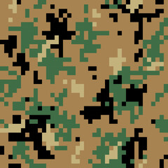 Camouflage military pixel - 562550768
