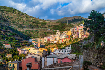 Fototapeta na wymiar Village of Manarola, Cinque Terre
