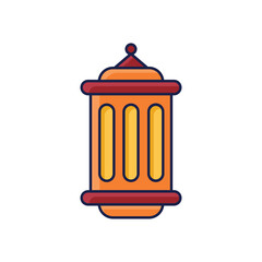 Islamic ramadan lantern illustration