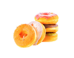 doughnut isolated  on   transparent png