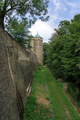 Fototapeta na wymiar Burg Stolpen, Saxony, Germany. Medieval fortress on a basalt mountain.