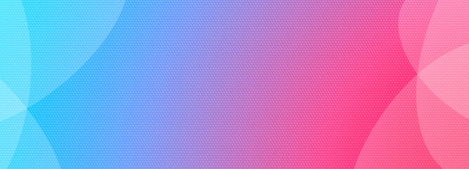 Abstract geometrical pink cyan gradient digital web horizontal banner design template blank with place for text . Waves shapes.