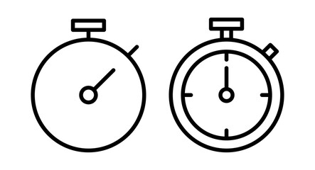stopwatch icon vector illustration. Timer sign and symbol. Countdown icon. Period of time