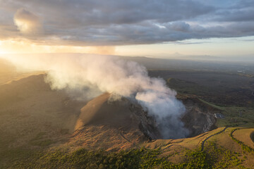 National park Masaya in Nicaragua